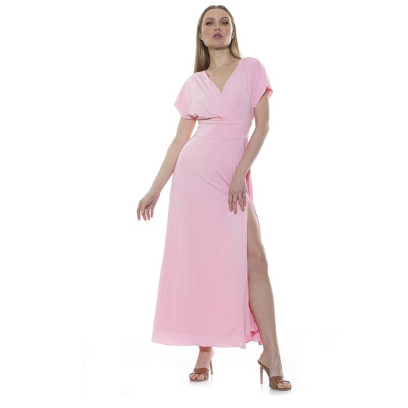 ALEXIA ADMOR: Brielle Surplice Maxi Dress (NWT) - Picture 1 of 11